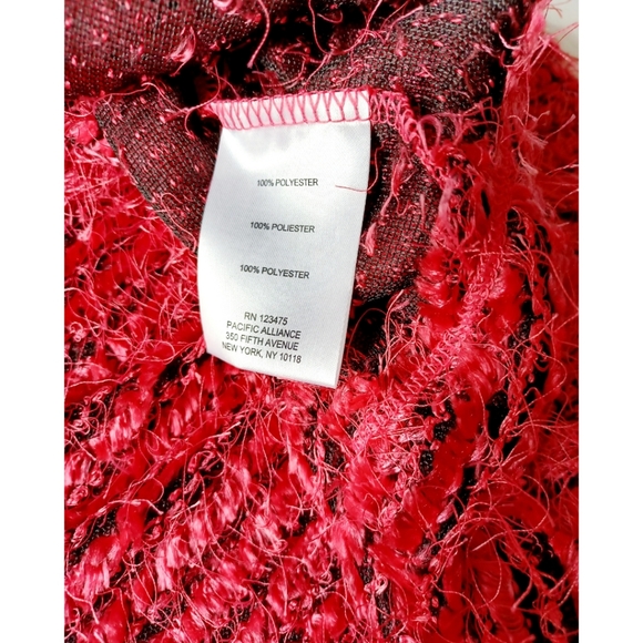 Jones New York Woman - Eyelash Knit Boat Neck Top in Scarlet - Picture 15 of 16